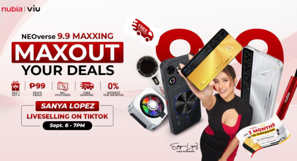 Sanya Lopez Makes Her First-Ever Live-Selling Debut with nubia for NEOverse 9.9 MAXXING